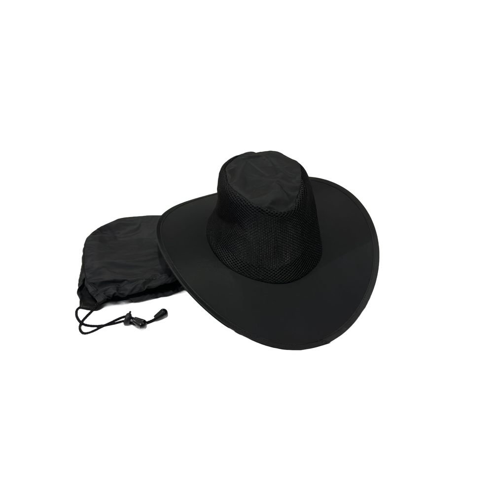 Lightweight Foldable Hat Breathable Wide Brim Mes… - image 1